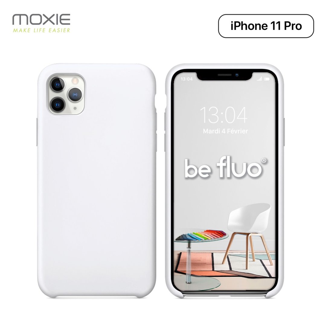 Coque iPhone 11 pro - blanc befluoip11prowhite