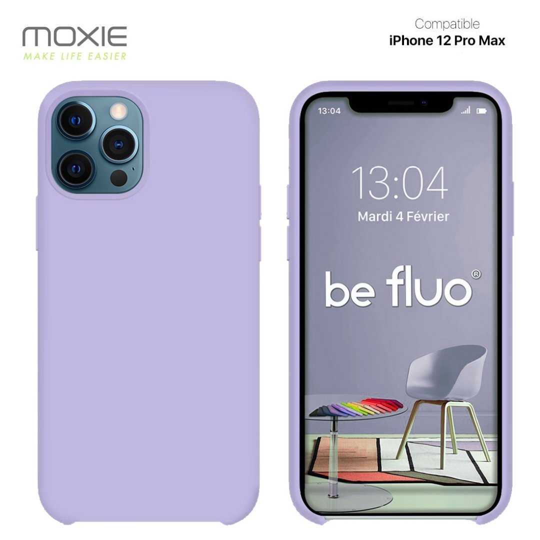 Coque ip 12 pro max - lilas befluoip12prmlilas
