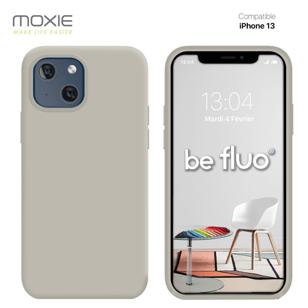 Coque iPhone 13 - gris nardo befluoip13grey