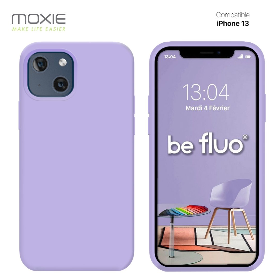 Coque iPhone 13 - lilas befluoip13lilas