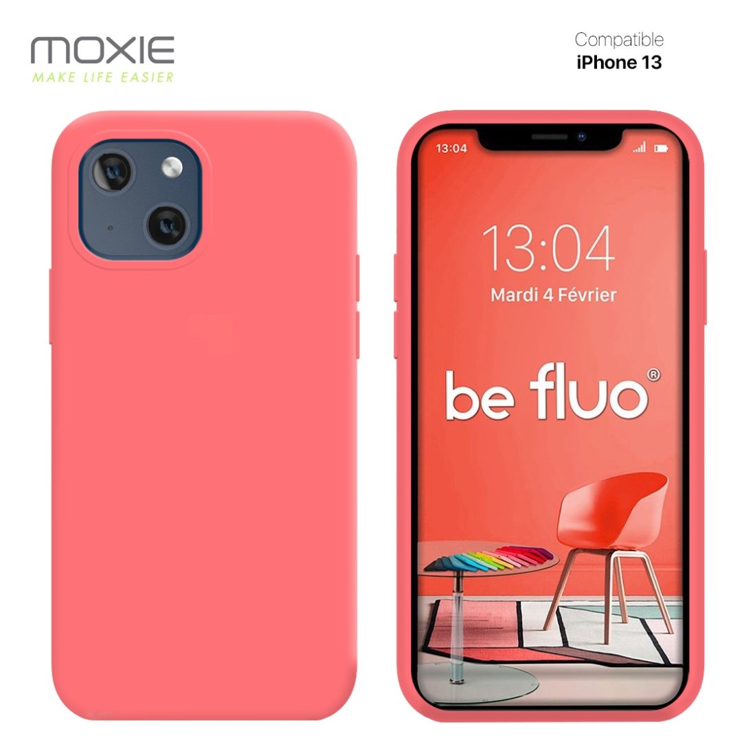 Coque iPhone 13 - rose befluoip13pink