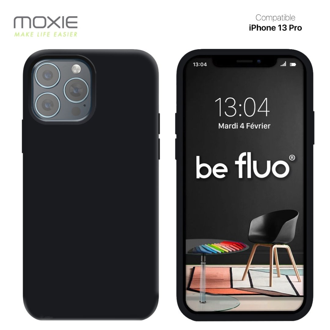 Coque ip 13 pro max- noir befluoip13prmblack