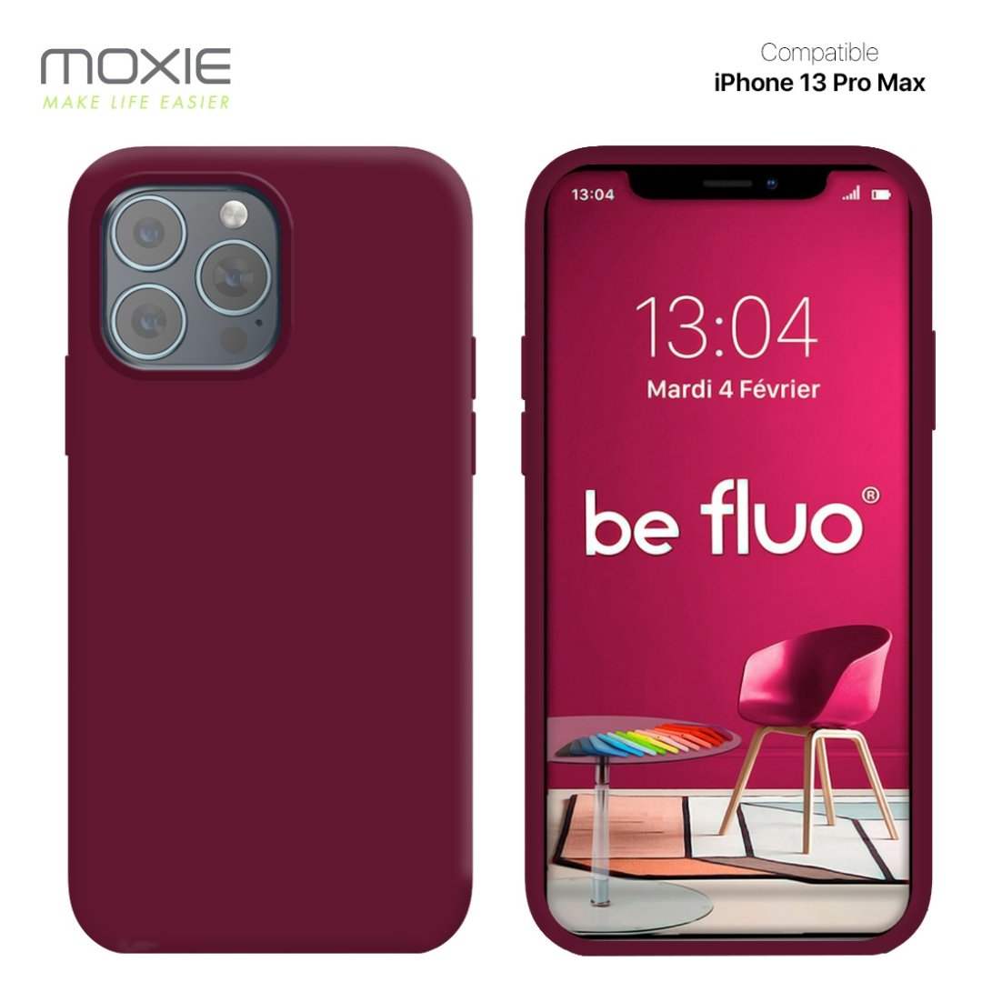 Coque ip 13 pro max- lie de vin befluoip13prmburgu