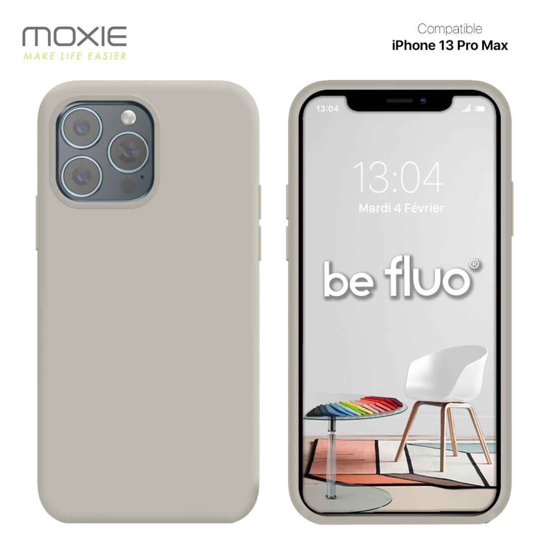 Coque ip 13 pro max- gris nardo befluoip13prmgrey
