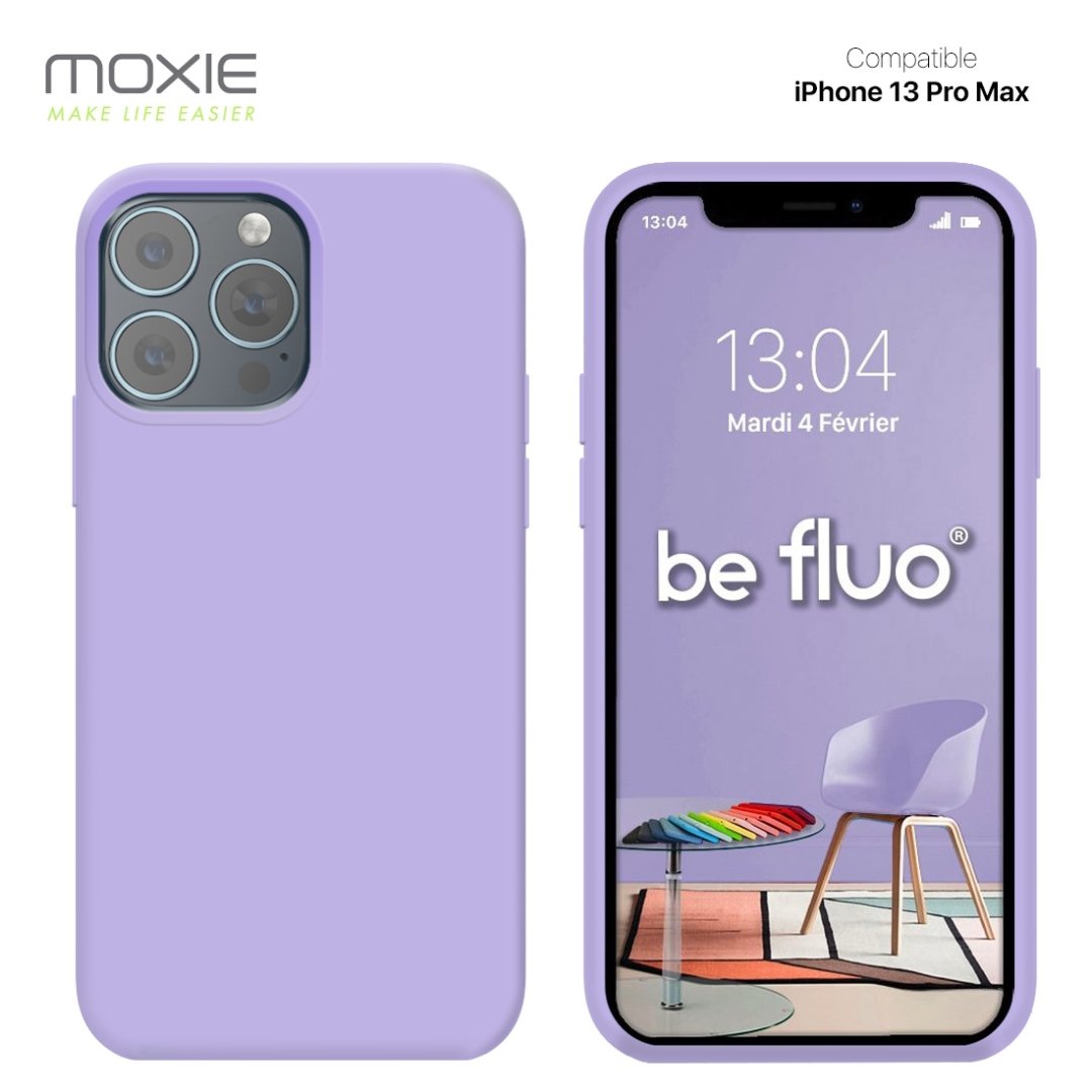 Coque ip 13 pro max- lilas befluoip13prmlilas