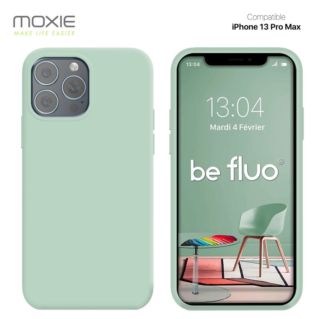 Coque ip 13 pro max- menthe befluoip13prmmint