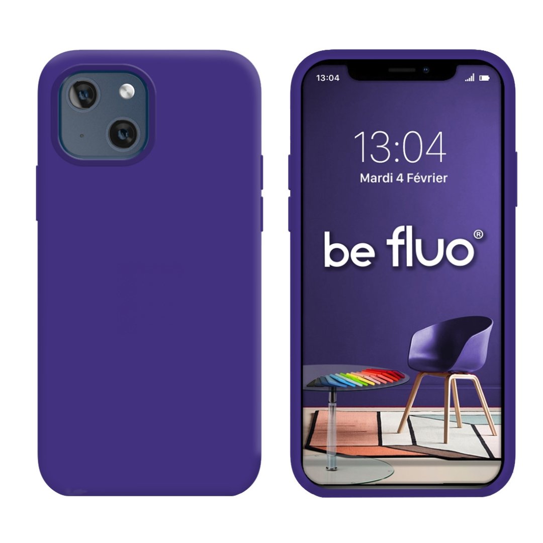 Coque iPhone 14 plus violet befluoip14+purple