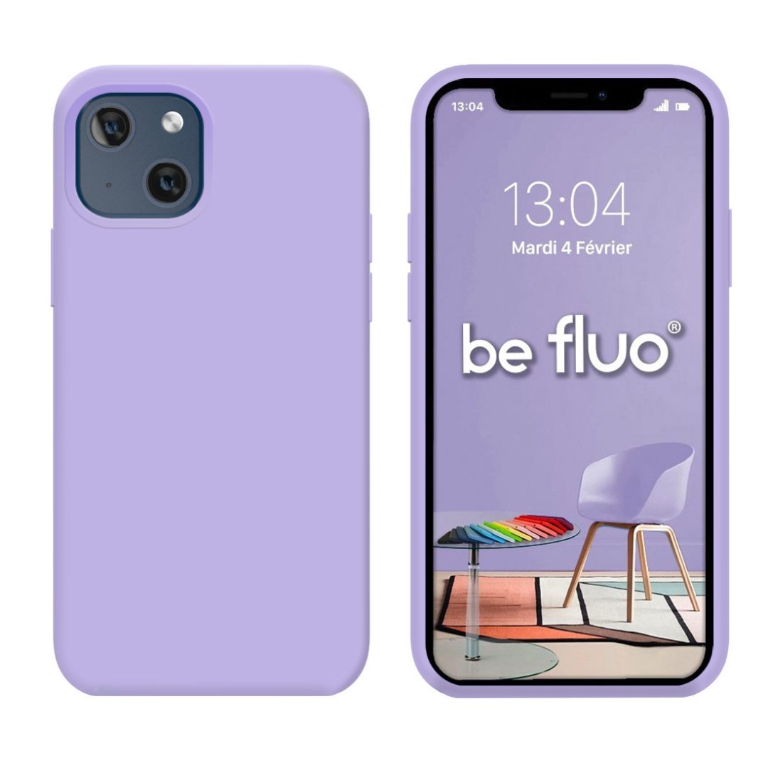 Coque iPhone 14 lilas befluoip14lilas
