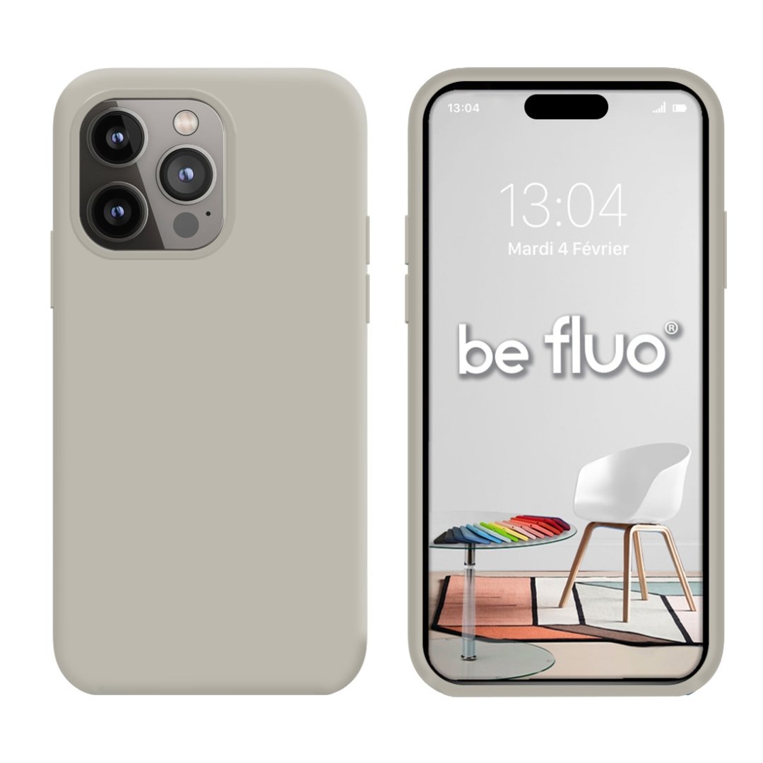 Coque iPhone 14 pro gris nardo befluoip14pgrey