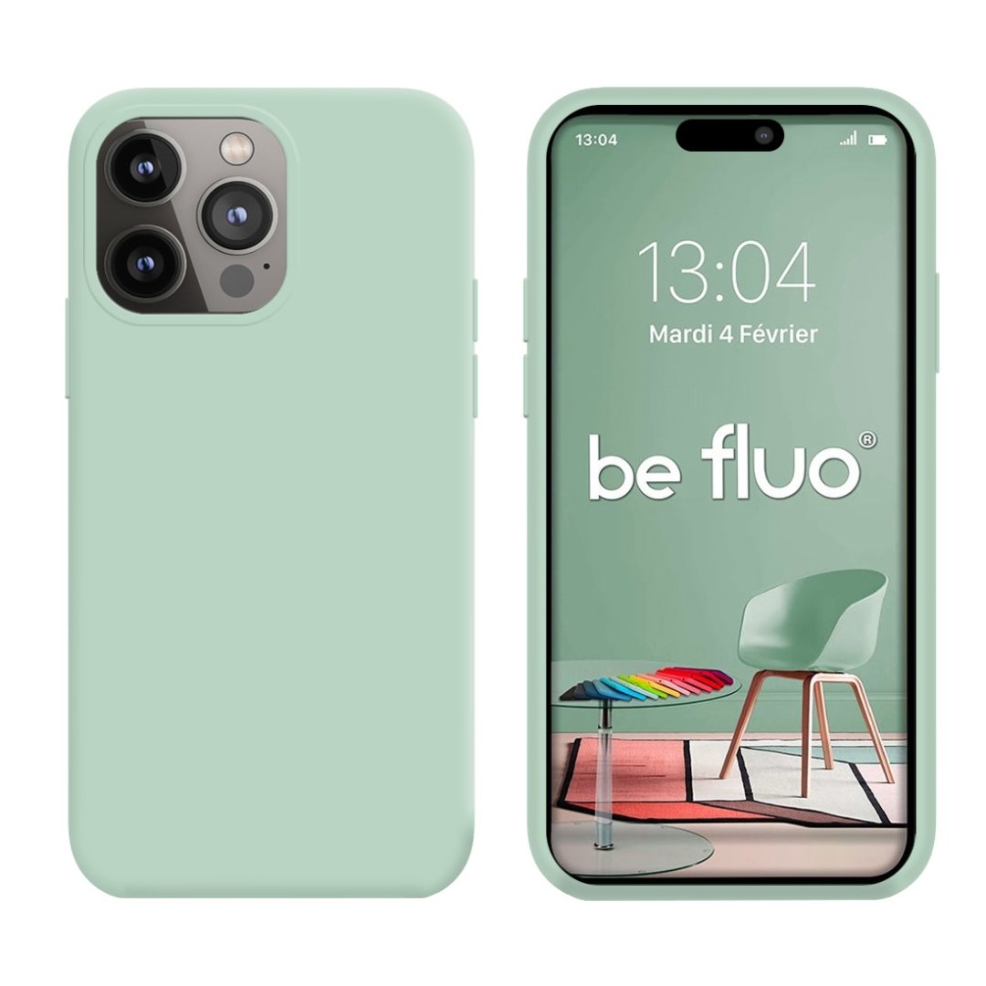 Coque iPhone 14 pro max menthe befluoip14pmmint