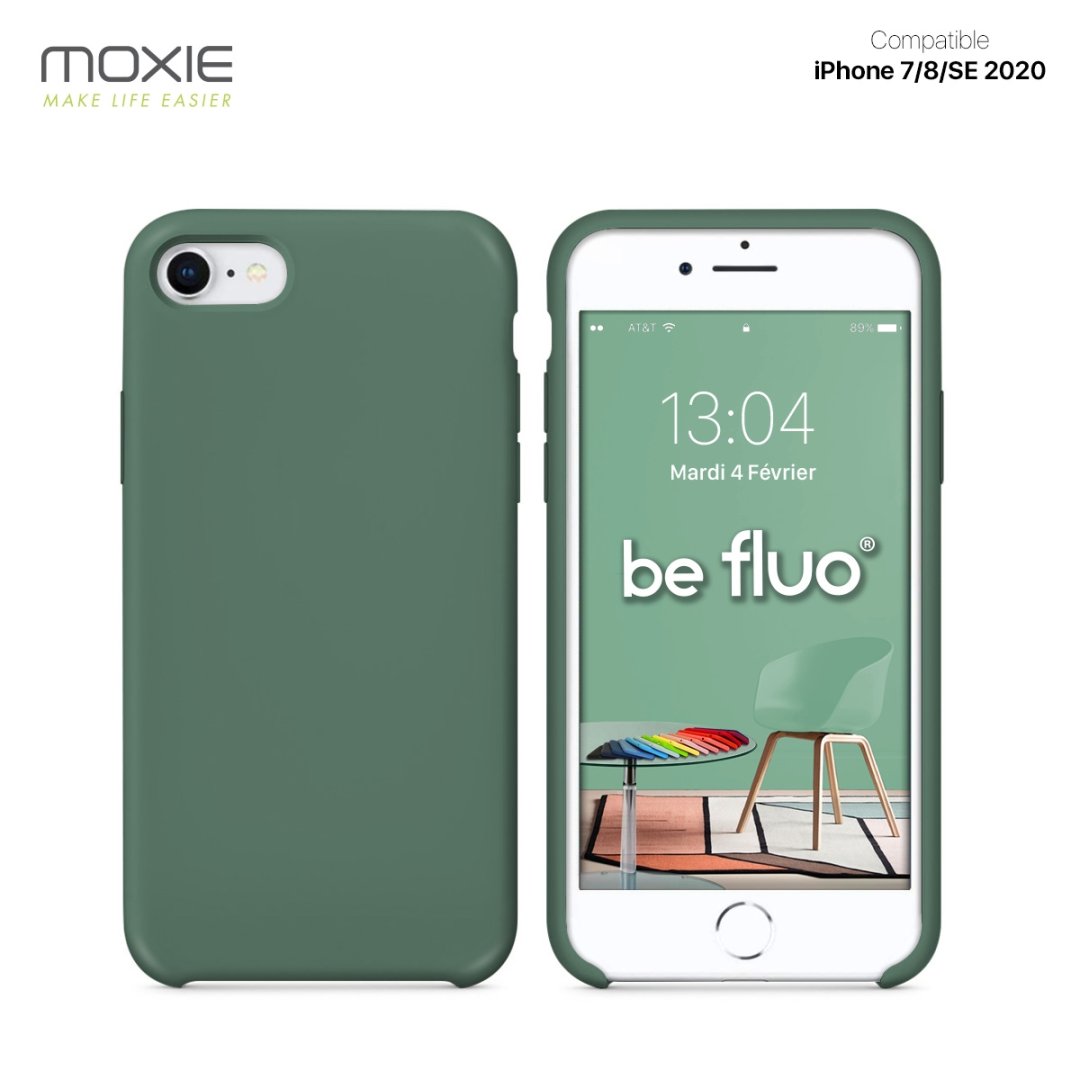 Coque iPhone 8 pin vert befluoip7pinvert