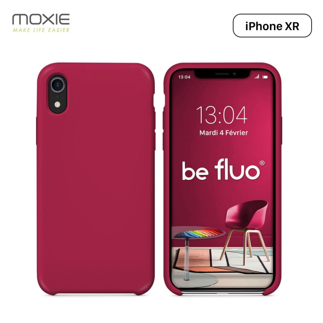 Coque iPhone xr framboise befluoipxrraspberr