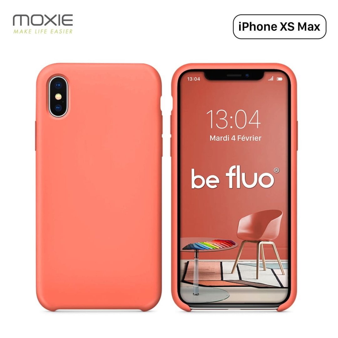 Coque iPhone xs max rose pastel befluoipxsmaxrospa