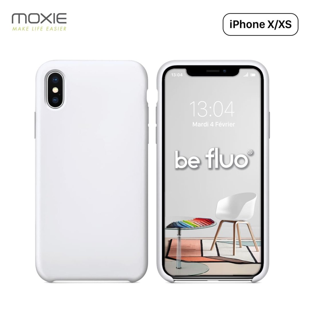Coque iPhone x/xs blanc befluoipxwhite