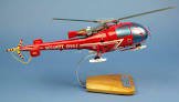 Jouet helicoptere alouette iii 1/18 collection