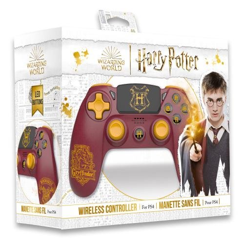 Manette hp ps4 ss fil rouge 140119