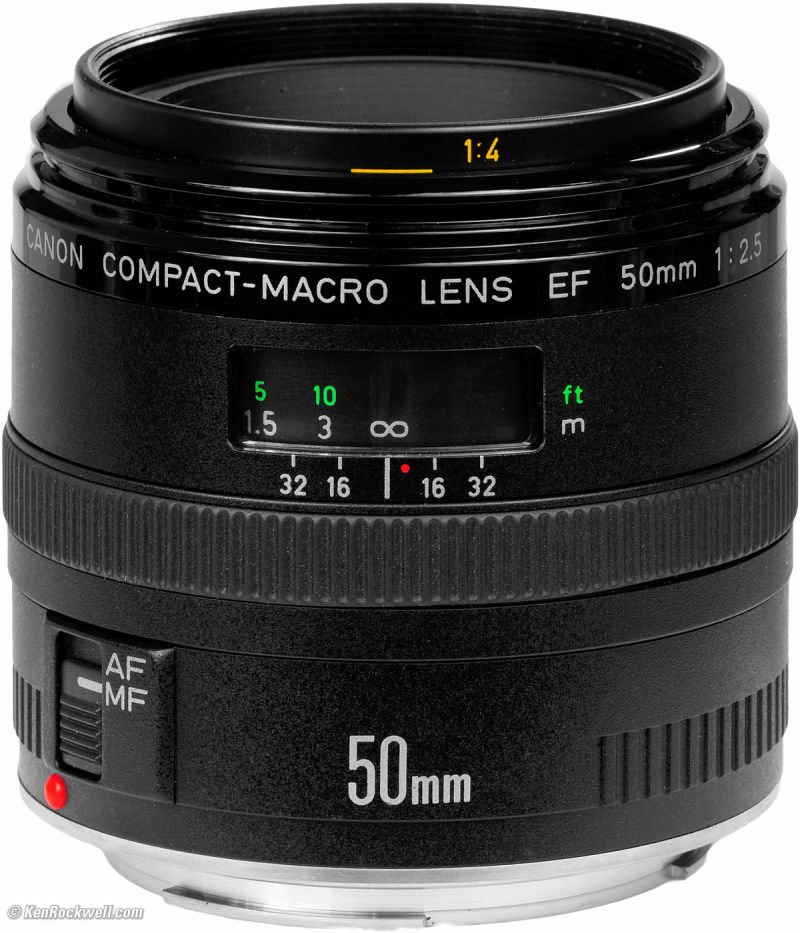Objectif reflex ef 50mm f/2.5