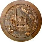 Medaille bronze centenaire cathedrale gap