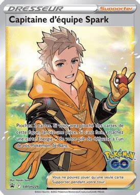 Carte pokemon capitaine d'equipe spark swsh226