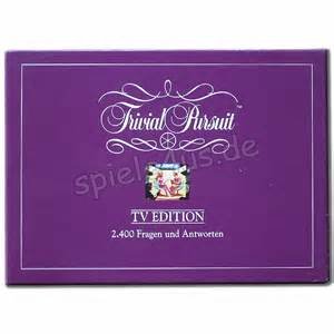 Jeu de societe trivial pursuit edition tv