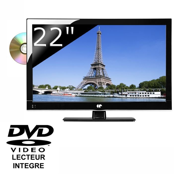Tv combo dvd 21,6" / 54 cm cetvlcd22sdv2