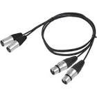 Cable xlrm/xlrf- 1.5m