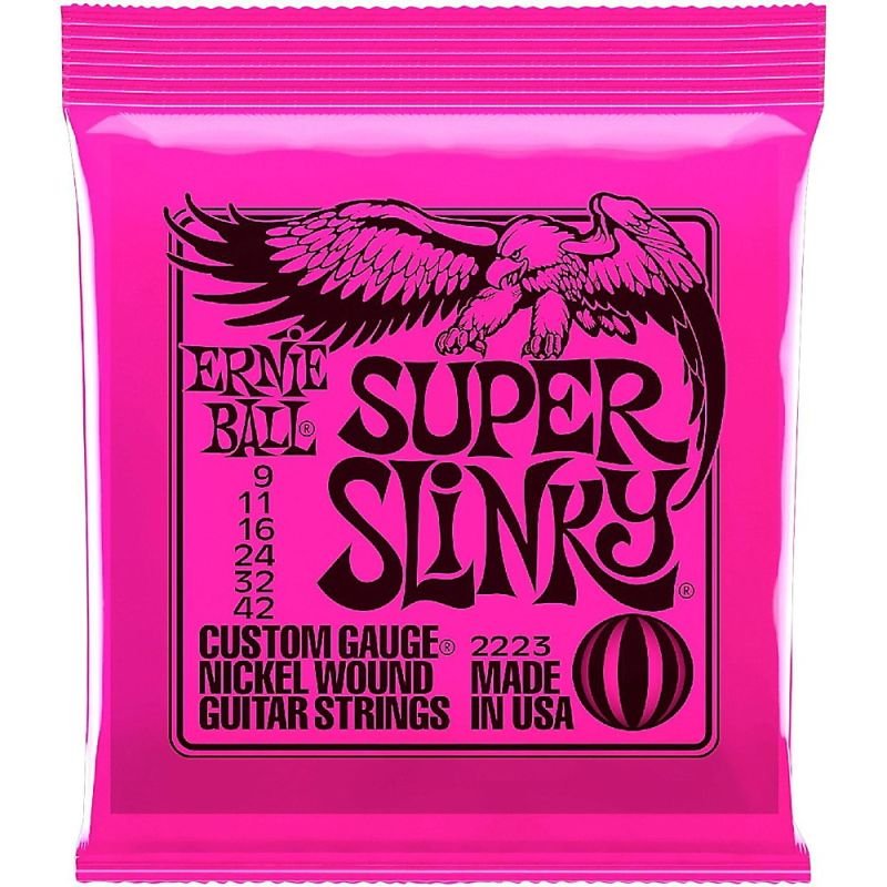 Cordes guitare electrique 2223 slinky super 09/42