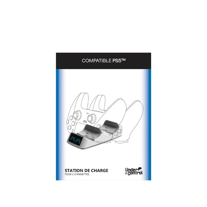 Station de charge ps5 2 manettes 1705