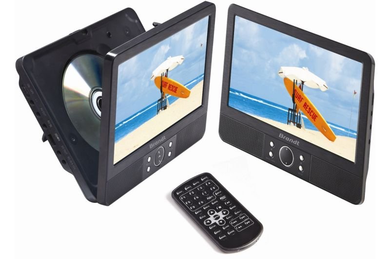 Lecteur dvd portable double ecra dvdp9x2e1l