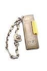 Porte cles briquet argent