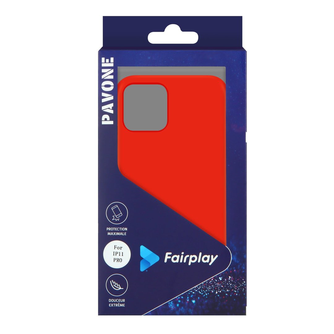 Coque iPhone 12 pro max rouge
