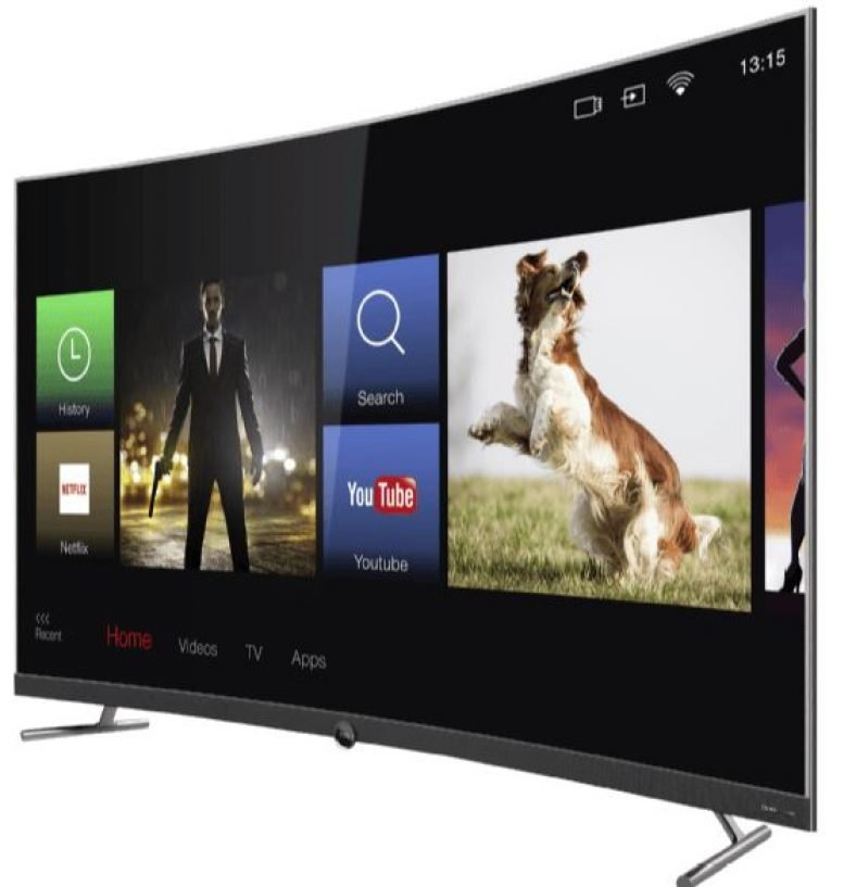 Tv smart tv 4k incurvee 55" 140cm 55dp670 smarttv