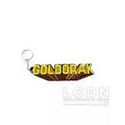 Porte cles gomme logo 8cm