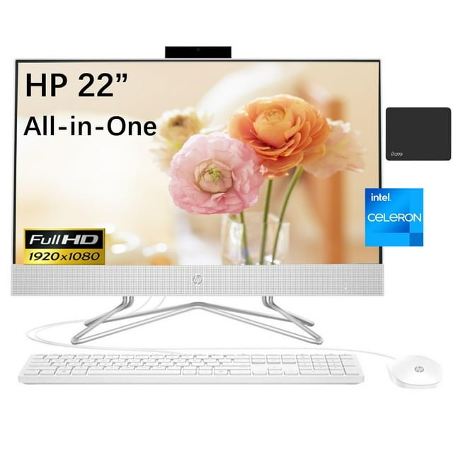 All in one 22-dd016nf intel celeron j4025 2ghz 8go 250go intel uhd graphics 600