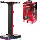 Support casque dual headset stand