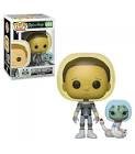 Figurine pop morty space suit morty