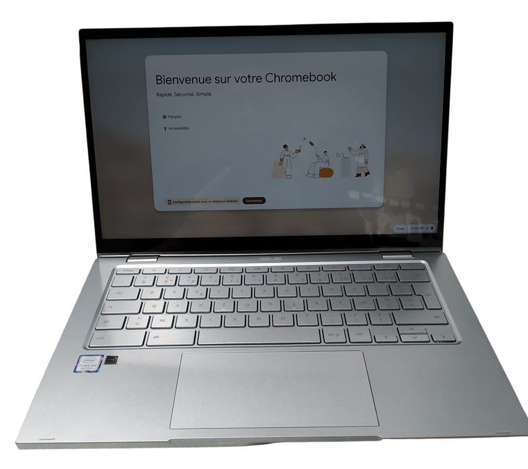 Ordinateur portable intel m3 8100y chromebook c433t 14