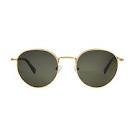 Lunettes sunrise or/uni vert