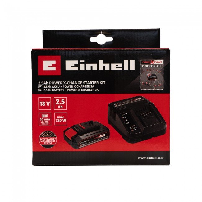 Batterie multi 2.5ah power x-change starter kit