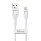 Cable lightning calypso blanc 1m