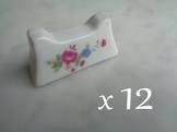 Bibelot 12 repose couvert en porcelaine