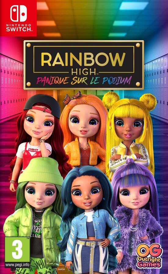 Jeu rainbow high panique sur le podium