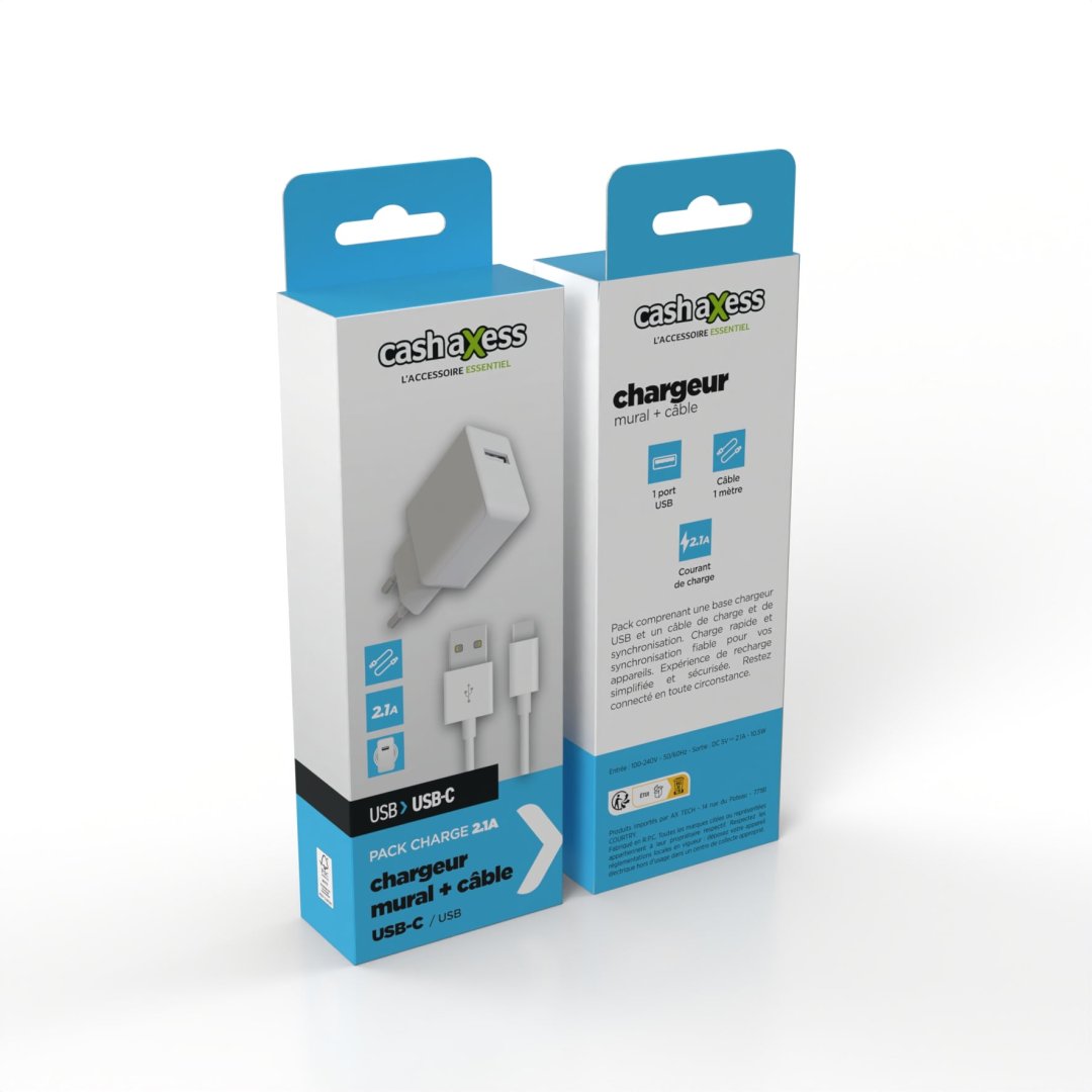 Charg+cable 10w-usbc/usba
