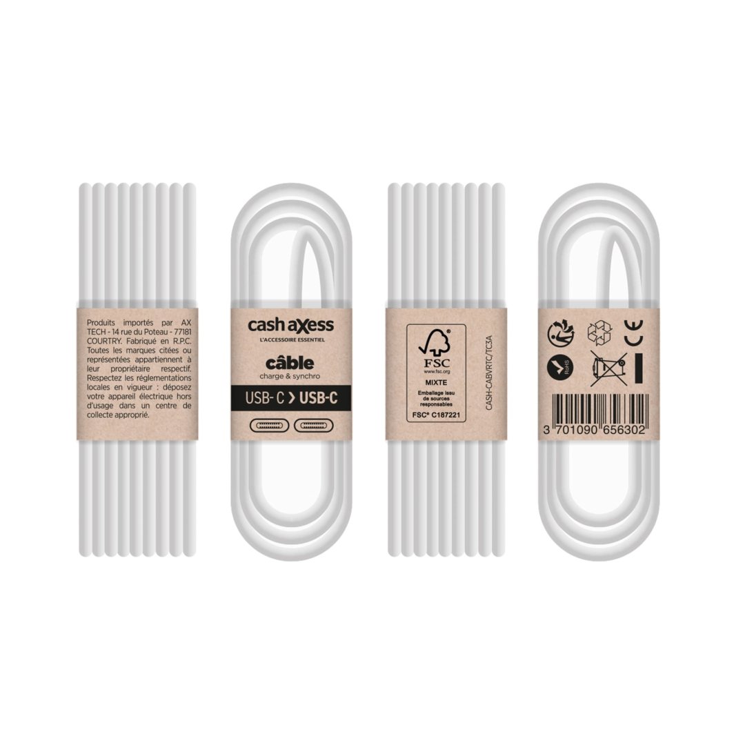 Cable vrac usbc/usbc-1m-data
