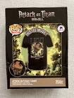 Figurine, goodies, carte l'attaque des titans t-shirt