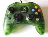 Manette filaire xbox 1ere generation crystal