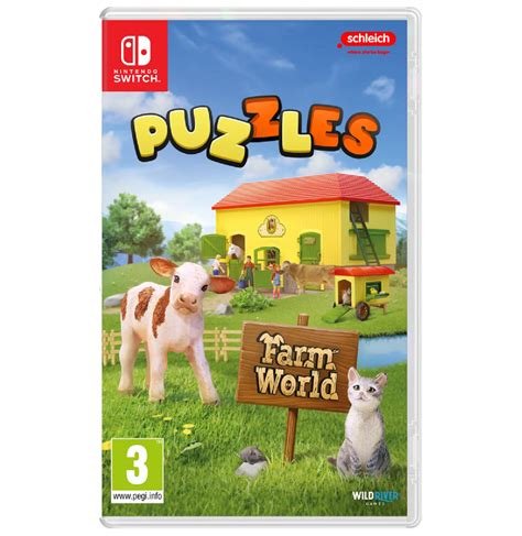 Jeu schleich puzzle farmworld