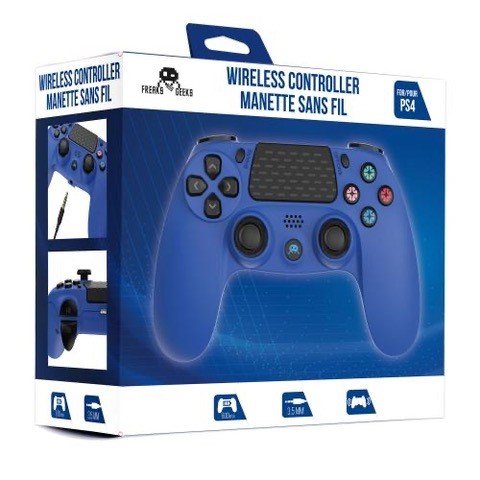 Manette ps4 ss fil bleue 140064e