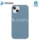 Coque iPhone 15 pro bleu givre