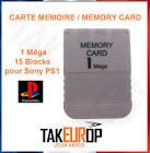 Carte memoire 15 blocs